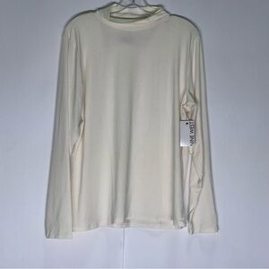 West nine creek basic long sleeve with slight turtle neck top